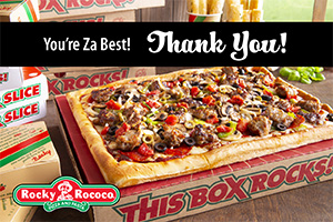 You're Za Best - Thank You